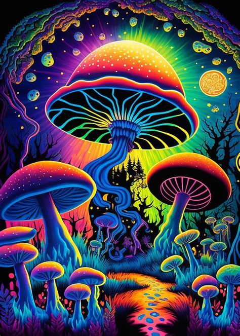 Black magic mushroom